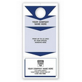 7" Doorknob Hanger w/ Detachable Business Card